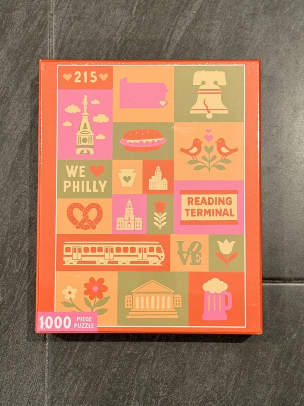 Occasionette Goods and Gifts We Philly Illustrated 1000-Piece Puzzle